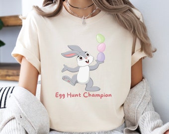 Eiersuche Champion Shirt: Osterhase Kinder T-Shirt