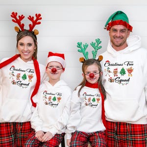 Christmas Tree Squad Shirt: Matching Family Holiday Outfit