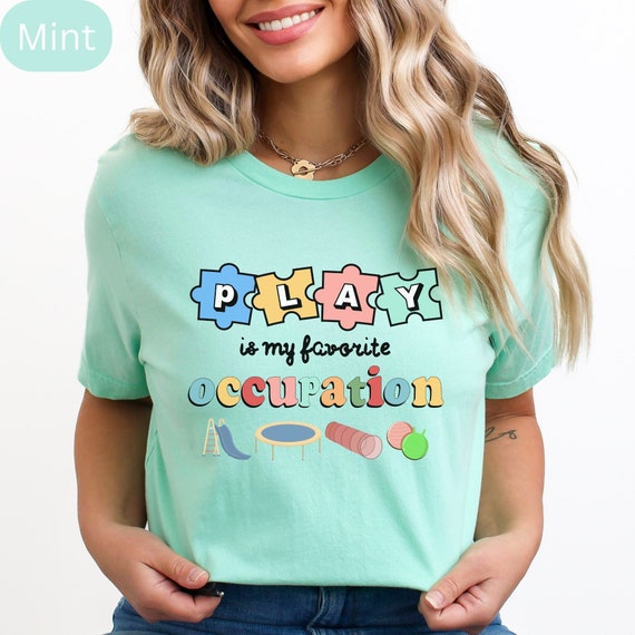 Therapy Crew Shirt Cute Occupational Therapist Tee Physical Therapy Crew Shirt Cute Occupational Therapist Tee Physical