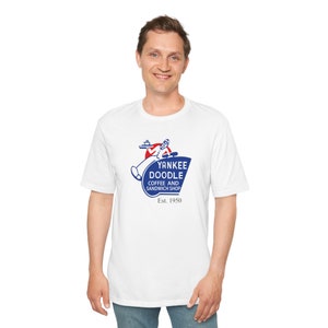 Yankee Doodle Coffee Shop - New Haven/Yale - Perfect Weight T-Shirt for Men & Women 100% Cotton