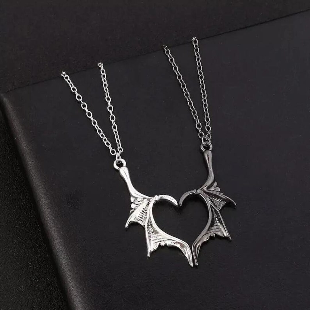 Gothic Batwing Necklace Gothic Necklace Gifted Gifted Couple