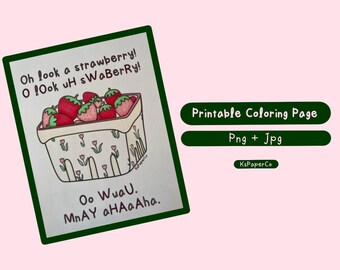 Oh Look A Strawberry Tshirt, Strawberry Shirt, Tiktok Inspired, Meme