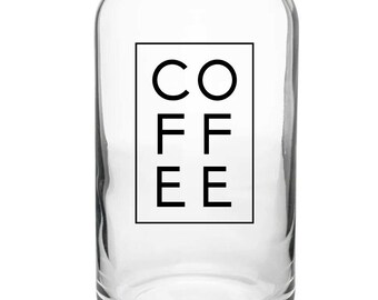 CALCOMANÍA MODERNA PARA CAFÉ: varios colores y tamaños, incluso una que brilla en la oscuridad: para autos, computadoras portátiles, teléfonos, ventanas, espejos, tazas, vasos
