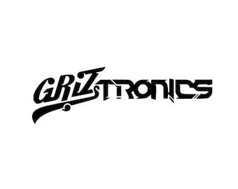 CALCOMANÍA DE COLABORACIÓN CON GRIZTRONICS: varios colores y tamaños, incluso brillan en la oscuridad: para autos, computadoras portátiles, teléfonos, ventanas, espejos, tazas, vasos
