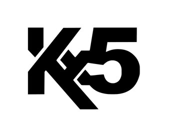CALCOMANÍA DE COLABORACIÓN Kx5: varios colores y tamaños, incluida la que brilla en la oscuridad: para autos, computadoras portátiles, teléfonos, ventanas, espejos, tazas, tazas y vasos