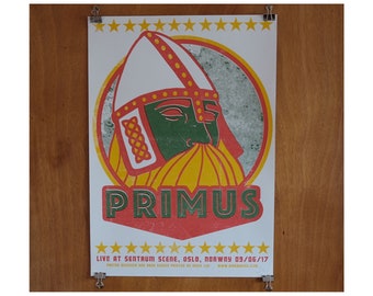 Primus LTD Edition Screen Print Gig Poster