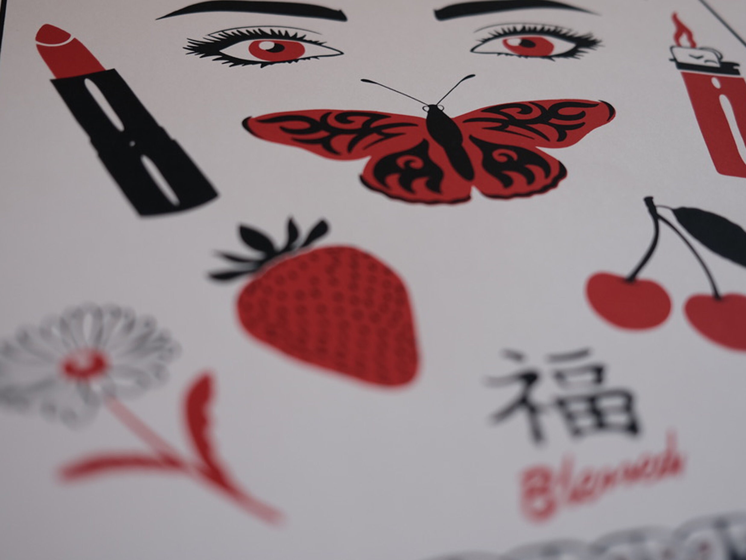 Tattoo Flash Art Print - Etsy