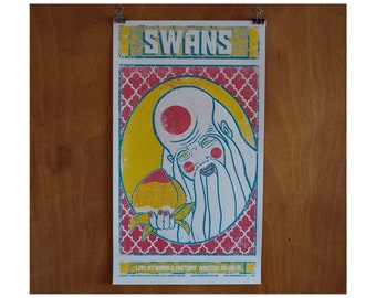 Swans LTD Edition Screen Print Gig Poster