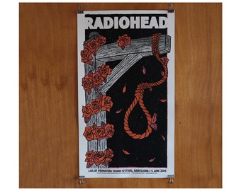 Radiohead LTD Edtion Screen Print Gig Poster