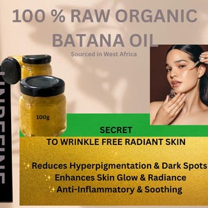 100% RAW unrefined organic BATANA oil