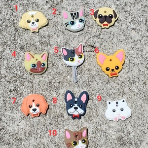 Protège-clés de la maison, avec motif chat et chien