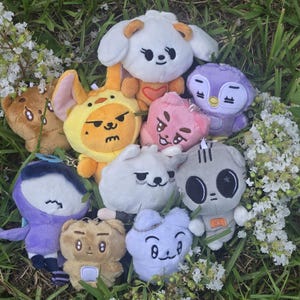 Peluche MOA Kpop, mini peluche Kpop, San Valentín Kpop, llavero Kpop, merchandising de bandas de chicos coreanas