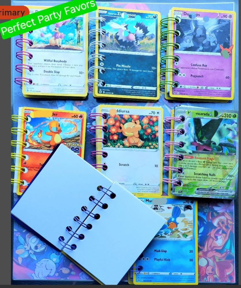 Mini Trading Card Binder - Etsy