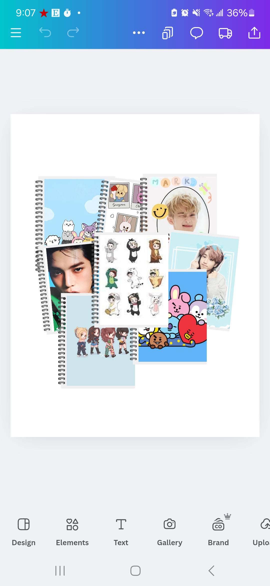 Kpop notebook, kpop Stationary Set, Customized A5 and A6 Custom Writing Paper, Notecard Set, Anime personalized,  kpop notebook
