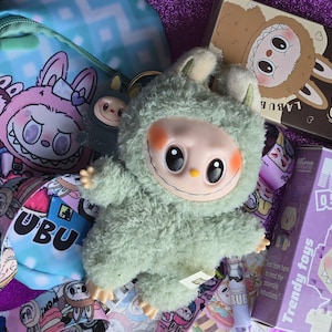 Coffret cadeau monstre, peluche petits monstres, porte-clé monstre, lanière monstre