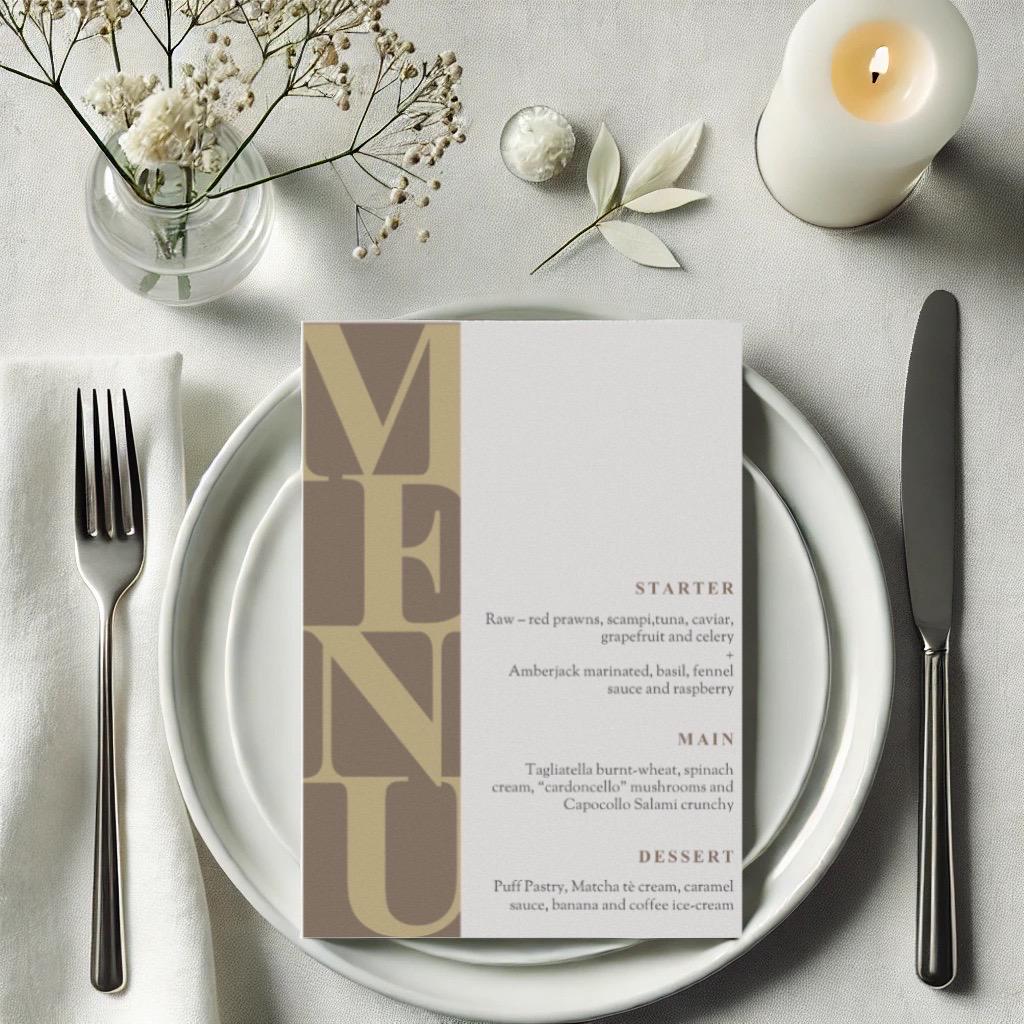 Dinner Menu Canva Template - Etsy