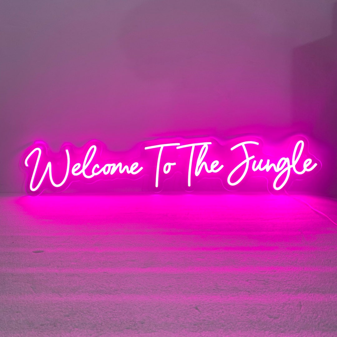 to the Jungle Neon Light, Jungle Decor, Neon Light for Jungle