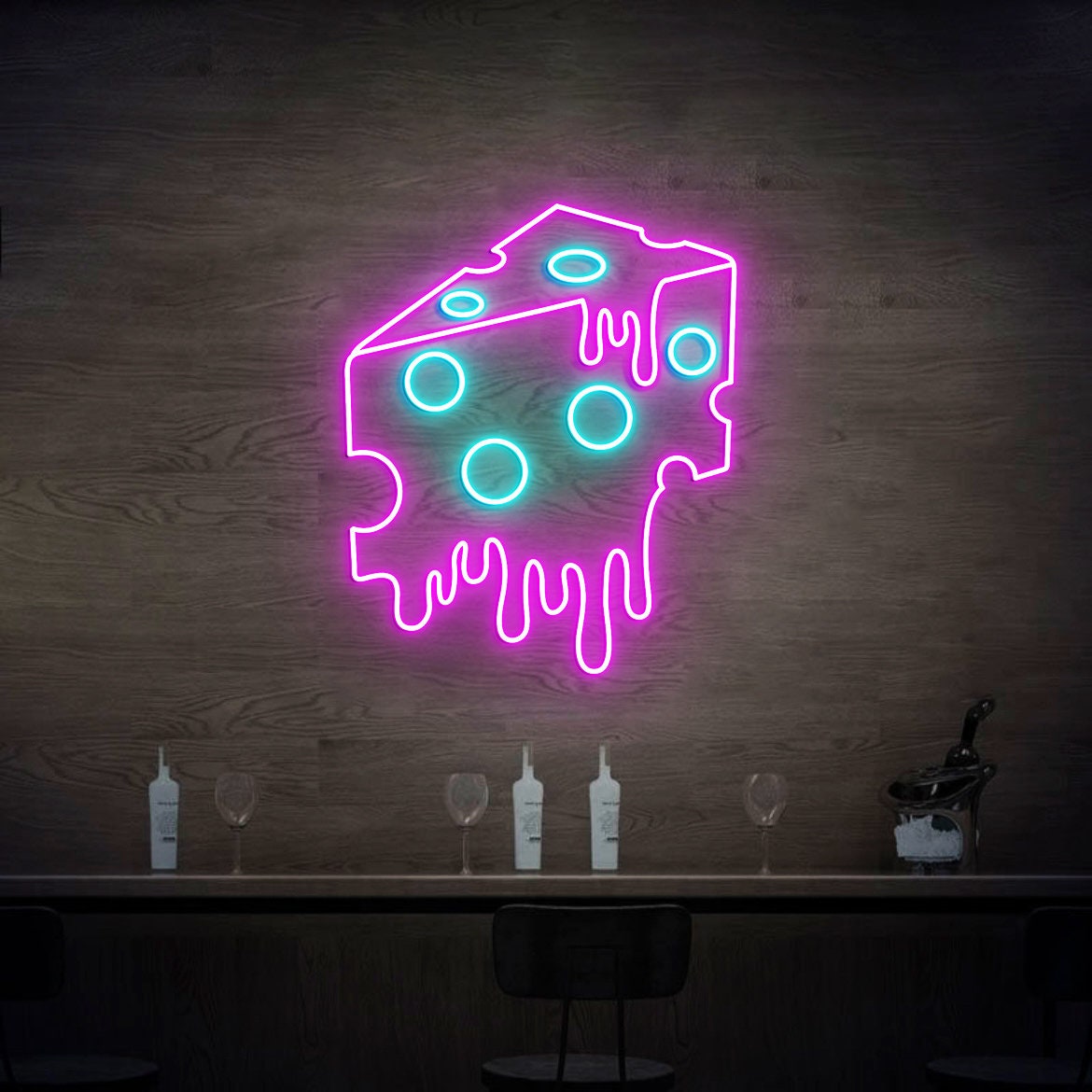 Melting Cheese Neon Sign Cheese Decor Cheese Led Sign - Etsy Australia