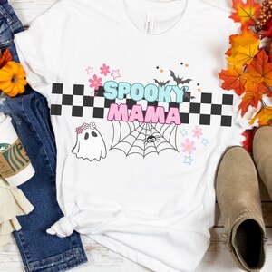 Mama and Mini Halloween Shirts, Spooky Mama, Spooky Mini,  Matching Halloween Shirts, Matching Mom and Mini