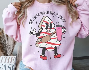Christmas sweatshirt, Christmas gift, retro Christmas, gift for her, Christmas gift, Christmas vibes, sweatshirt, gift for Christmas