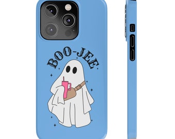 Funda de teléfono de Halloween, funda de teléfono de fantasmas, funda de teléfono de otoño, funda de teléfono espeluznante, funda de teléfono