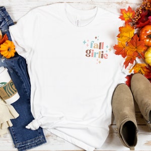 Fille d&#39;automne | Mode d&#39;automne | Automne | T-shirt d&#39;automne | t-shirt ultra doux