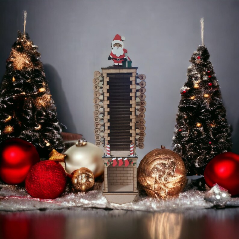 Santa Chimney Advent Calendar