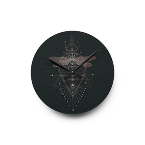 Witchy wall clock