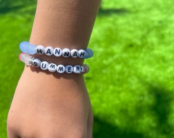 Personalized beaded bracelet