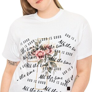 God is de hele tijd goed shirt, christelijke kleding, God minnaar shirt, Bijbelverzen shirt, religieuze shirt, God is goed tshirt, Jezus minnaar tee
