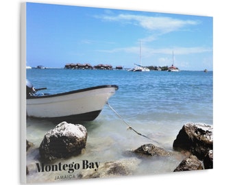 Wydruk na płótnie Montego Bay: Jamajka, widok na ocean, sztuka ścienna