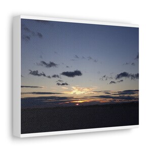 Beautiful Sunset Canvas Gallery Wraps, Nature Phone Inspired Sunset Living Room Decor, Seascape Coastal Wall Decor, Housewarming Gift