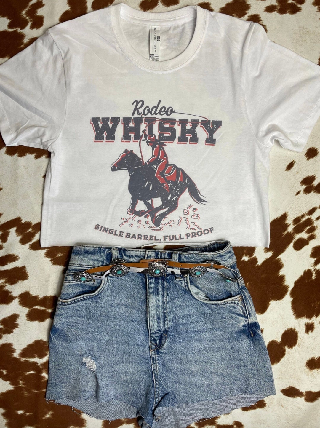 Rodeo Whiskey Cute Crop Top - Etsy