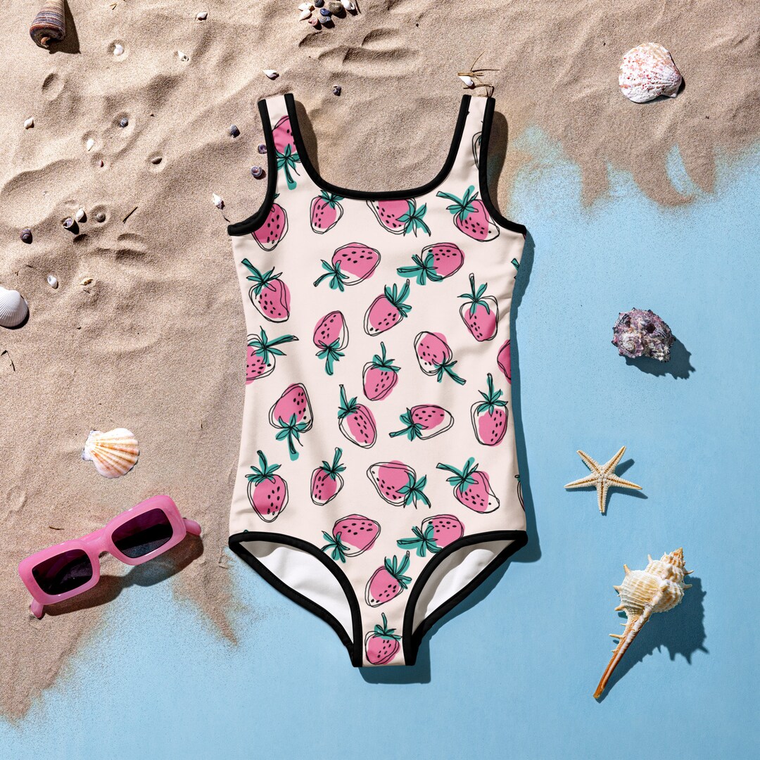 I Want Your Love All-Over Print Kids Swimsuit