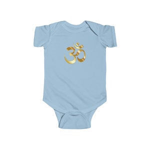 Unisex One Piece OM Sign Onesie for Baby
