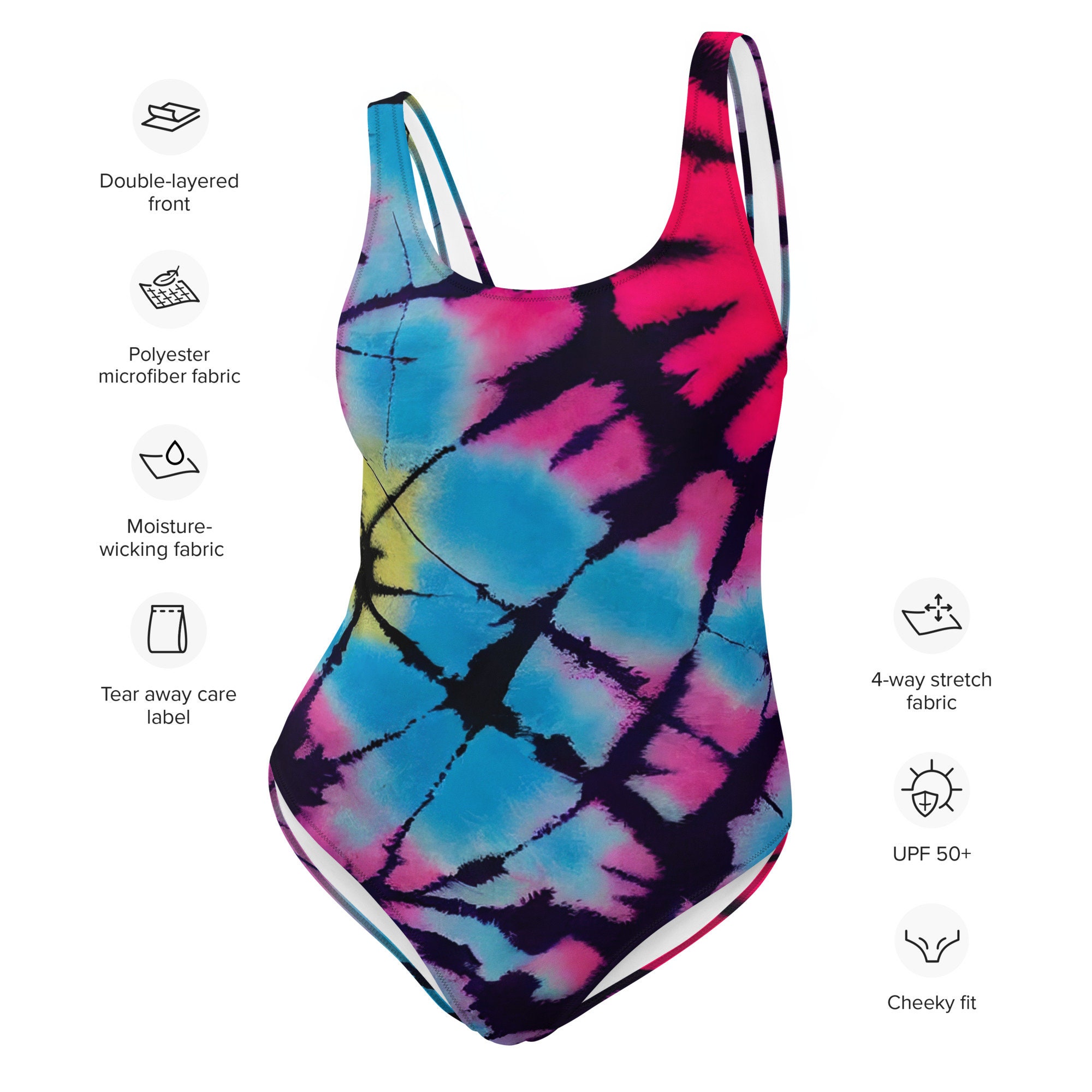 Low Back Women's One Piece Swimsuit - Etsy