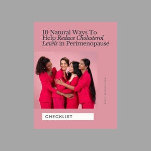 Natural ways to help the perimenopause checklist