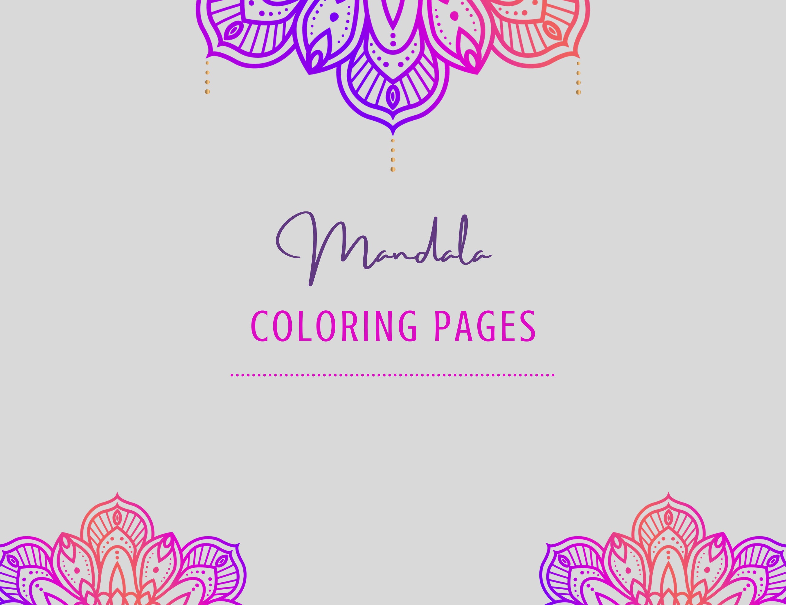 Beautiful Mandela Colouring Pages - Etsy