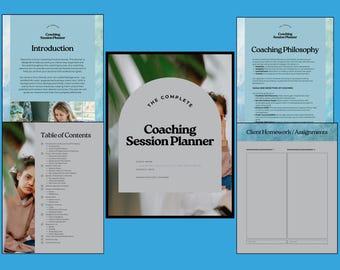 coaching session planner Template