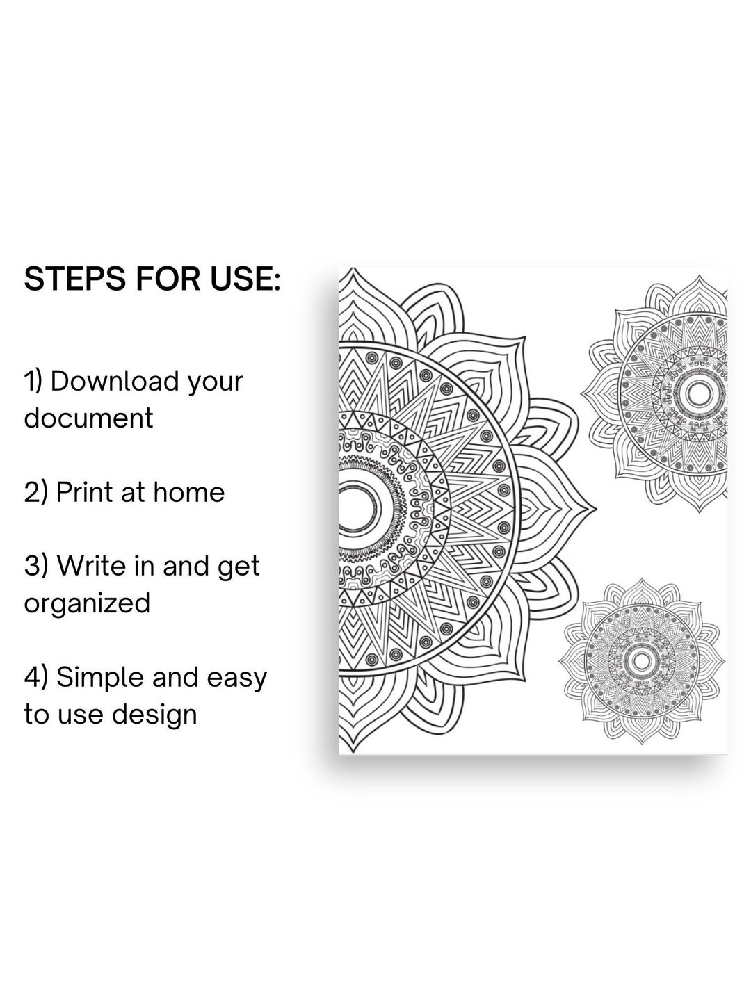 Beautiful Mandela Colouring Pages - Etsy
