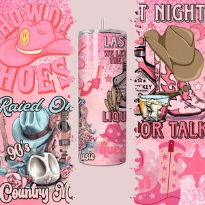 Cowgirl Tumbler Wrap, Rustic Country Girl Western Tumbler Wrap, Yeehaw ...