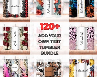 190 + Add your own text Tumbler, Floral Add Your Name Tumbler, Colorful Flowers png, Floral tumbler 20oz Skinny Tumbler Sublimation PNG File