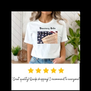 Patriotic Shirt,Voter Shirt,July 4th Shirt, Labour Day Shirt, Mem. Day Shirt,Democracy Shirt, Constitution Shirt, Flag Shirt,Political Shirt