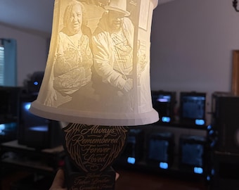 Lampe commémorative personnalisée (V1)