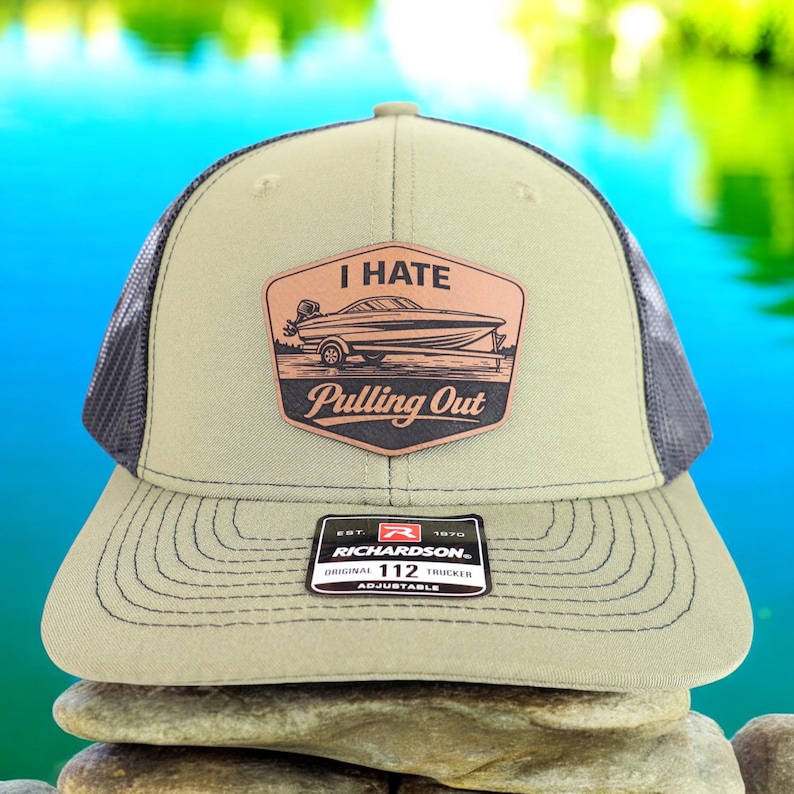 Funny Boating Hat, I Hate Pulling Out Cap, Trucker Hat, Adjustable Mesh Back, Outdoor Adventure Humor, Gift for Boaters, Lake Life Hat
