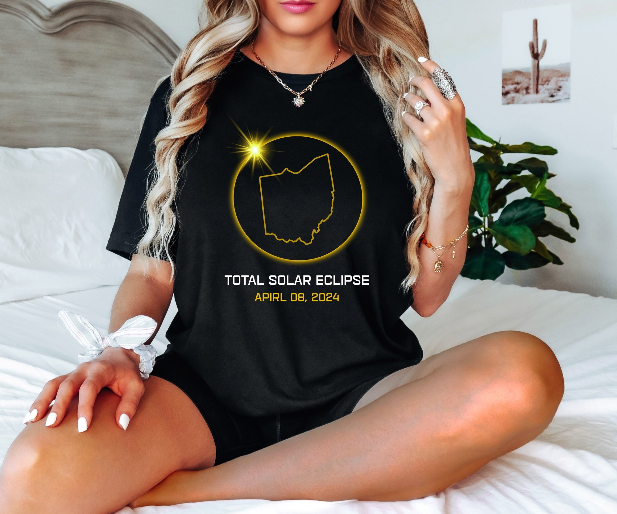 OHIO Total Solar Eclipse shirt, April 8th 2024, Totality Spring 2024 Shirt