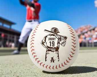 Personalized Engraved Baseball Gift, Keepsake for Coaches and Players, Baseball Team, Engraved Baseball, Custom Gift For Baseball Fans