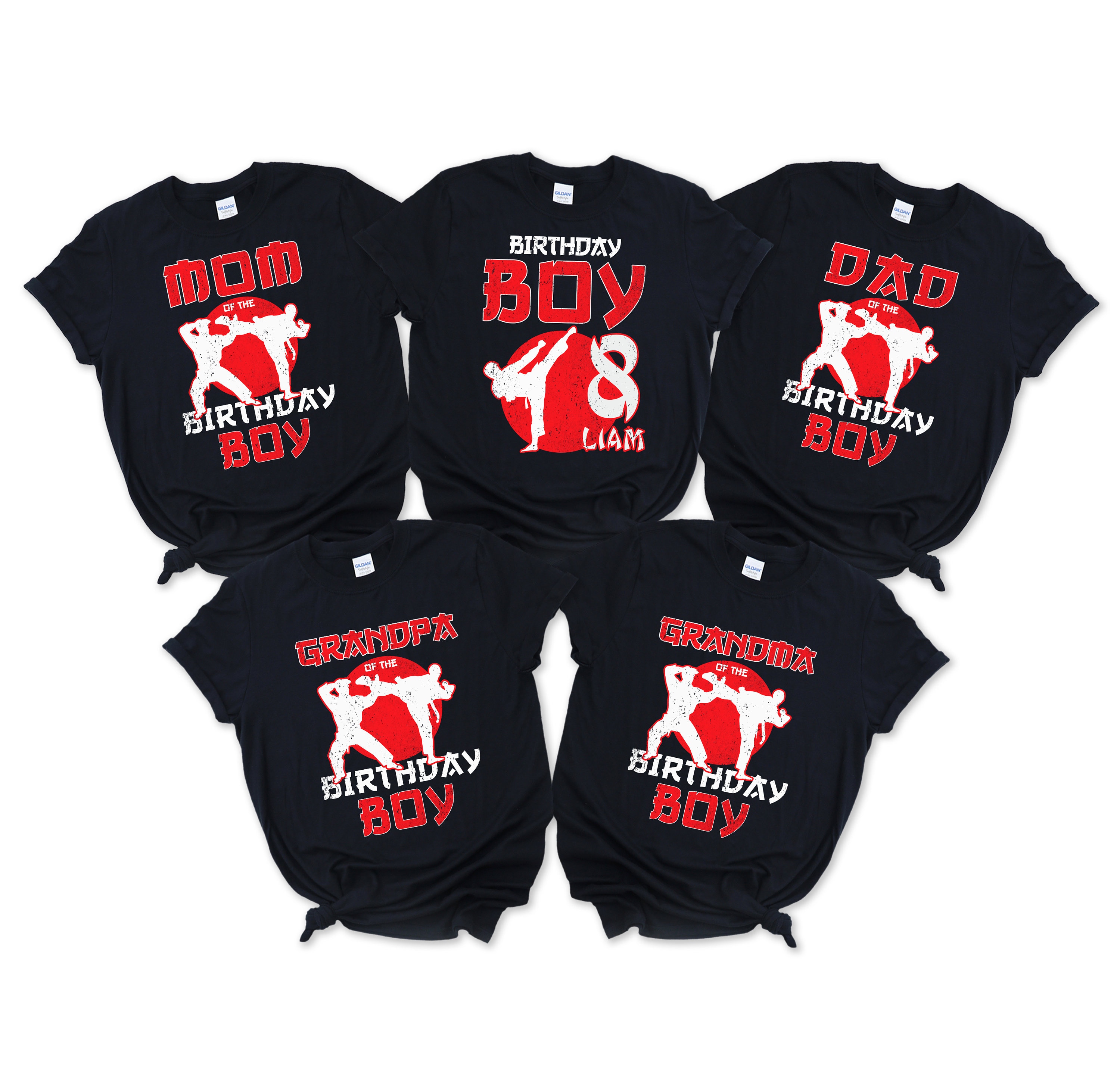 Karate Mom And Son Matching T-Shirt Set - Family Shirts For Mother's Day, Birthdays, Casual Wear - View #9