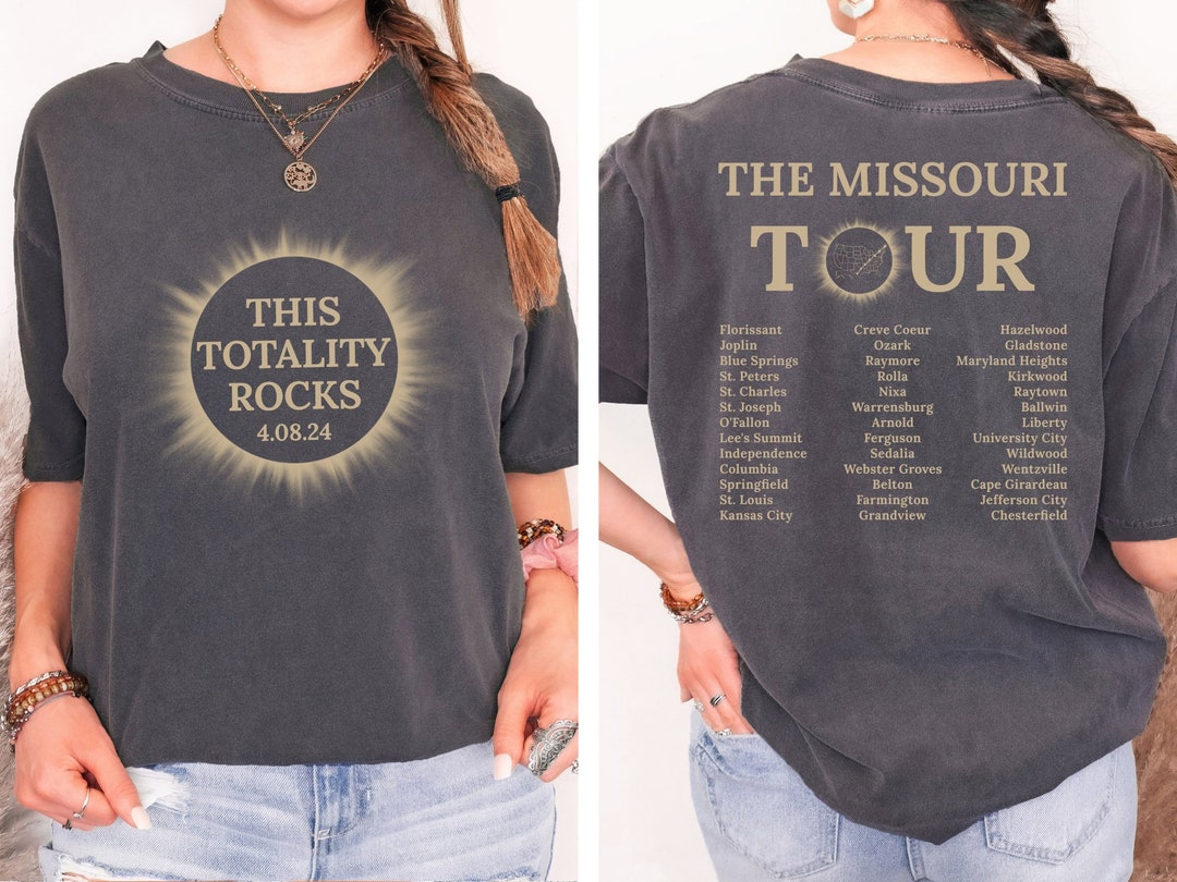 This Totality Rocks Shirt/sweatshirt/hoodie, MISSOURI Solar Eclipse 4. ...