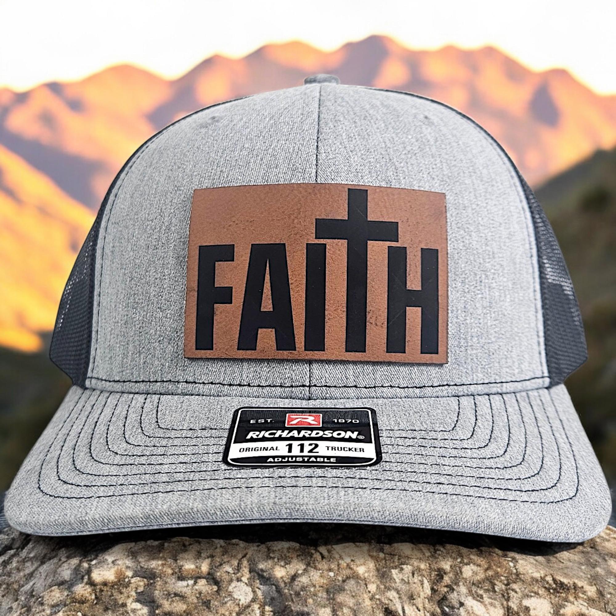 Faith Blessed Christian Jesus Richardson 112 Patch Trucker Cap Hat Mesh Religiou Christian Jesus Christ Richardson 112 Patch Trucker Cap Hat  main image 2